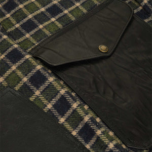 Filson × junya watanabe jac-shirt kariert wolle von Filson | Navy green beige / b (Green)