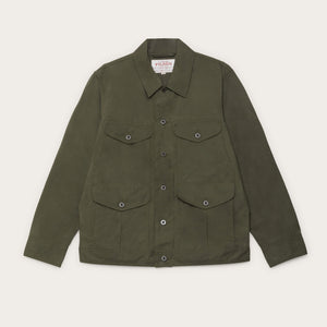 Dry wax journeyman jacket par Filson | Dark olive (Green)