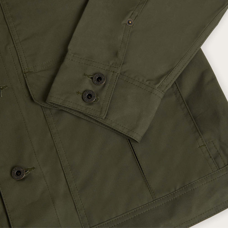 Dry wax journeyman jacket par Filson | Dark olive (Green)