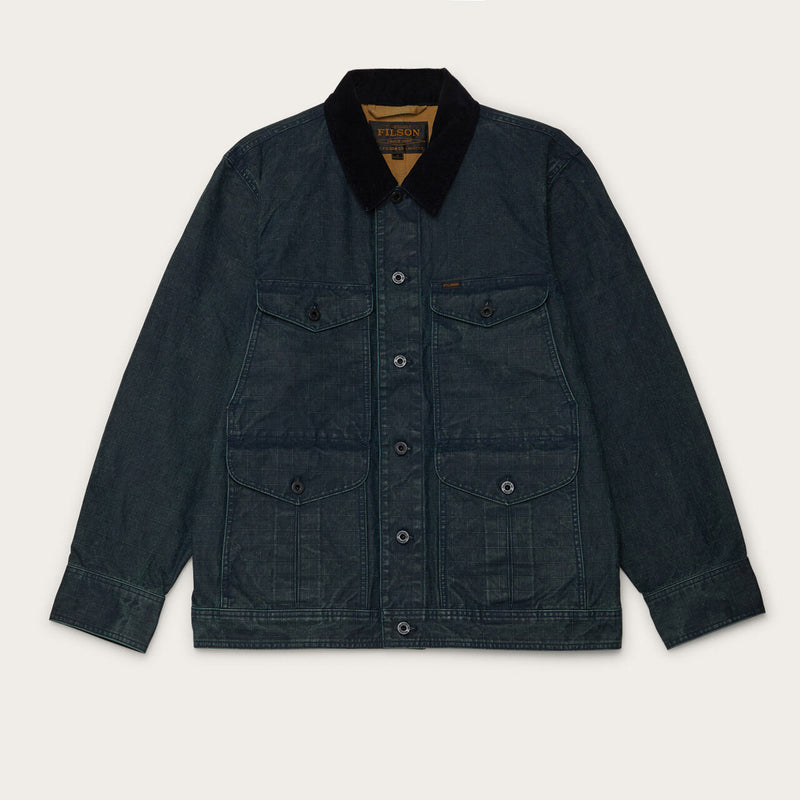 Coated journeyman jacket par Filson | Navy/tan (Blue)