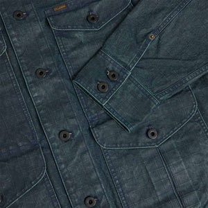 Coated journeyman jacket par Filson | Navy/tan (Blue)