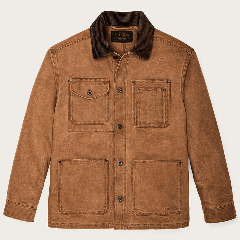 Rustic canvas barn coat par Filson | Whiskey (Brown)