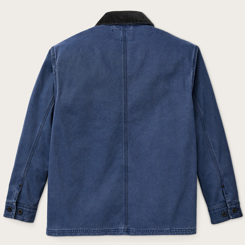 Rustic canvas barn coat by Filson | Indigo (Blue)