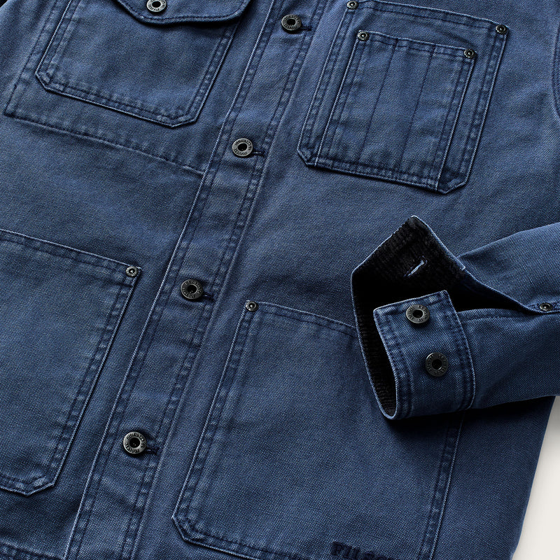 Rustic canvas barn coat by Filson | Indigo (Blue)