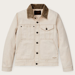 Rustic canvas short cruiser jacket par Filson | Natural seed (Beige)
