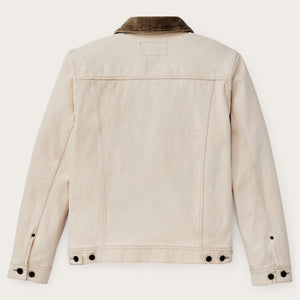 Rustic canvas short cruiser jacket par Filson | Natural seed (Beige)