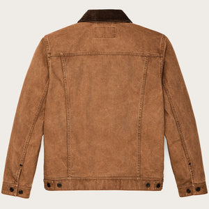 Rustic canvas short cruiser jacket par Filson | Whiskey (Brown)
