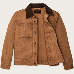 Rustic canvas short cruiser jacket par Filson | Whiskey (Brown)