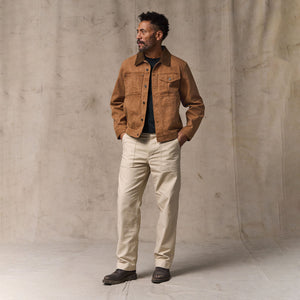 Rustic canvas short cruiser jacket par Filson | Whiskey (Brown)