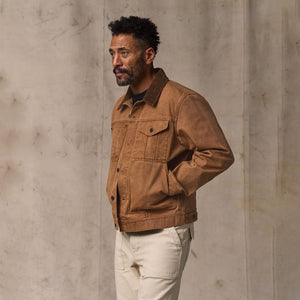 Rustic canvas short cruiser jacket par Filson | Whiskey (Brown)