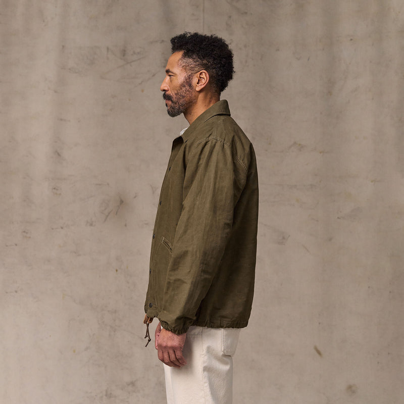 Dry wax windbreaker by Filson | Military olive (Green)