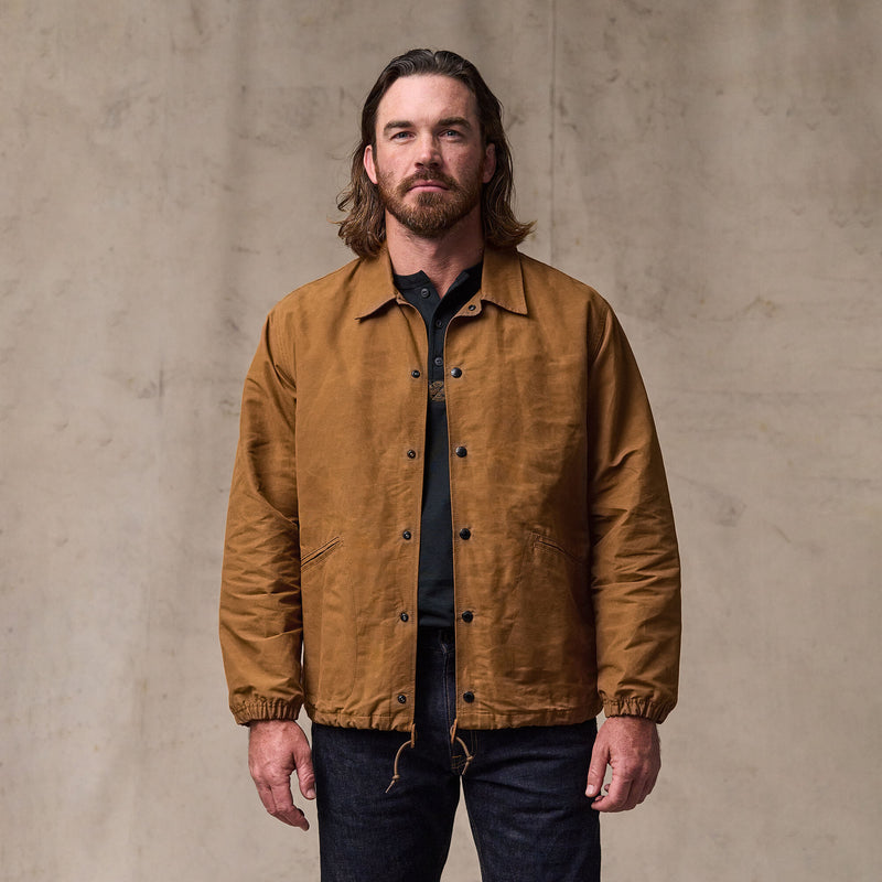 Dry wax windbreaker par Filson | Harvest tan (Brown)