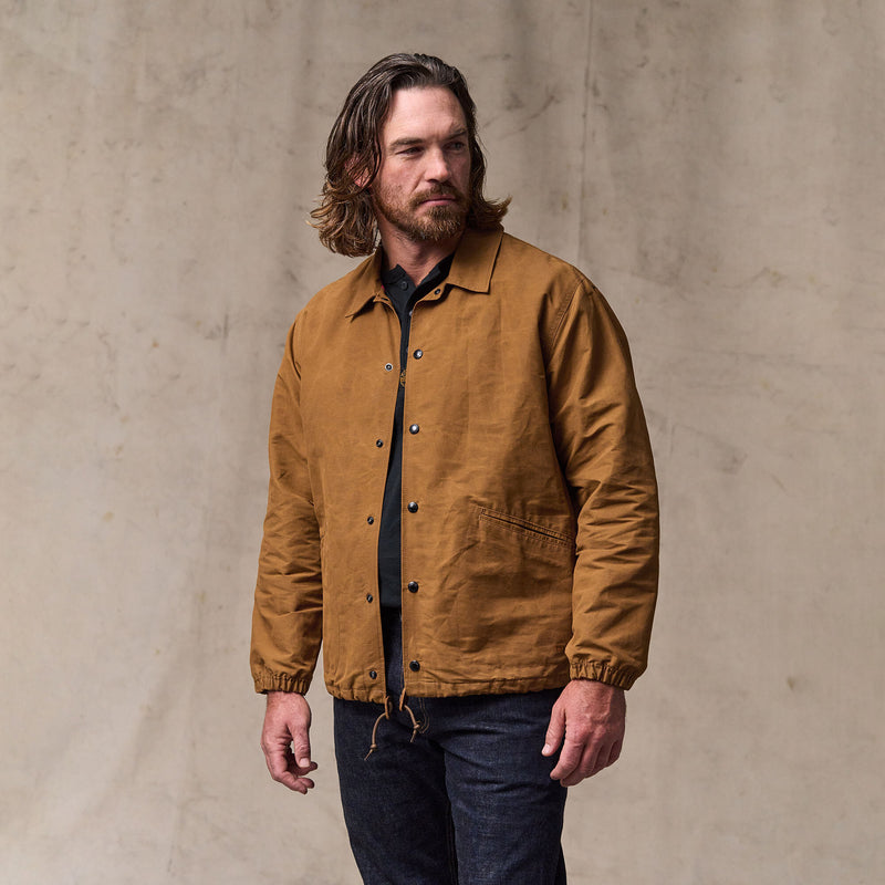 Dry wax windbreaker par Filson | Harvest tan (Brown)