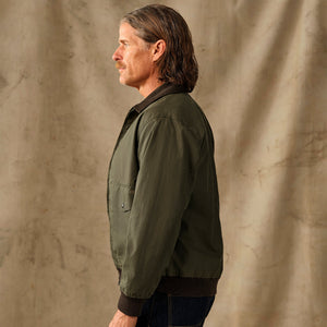 Cover cloth bomber jacket par Filson | Marsh olive (Green)
