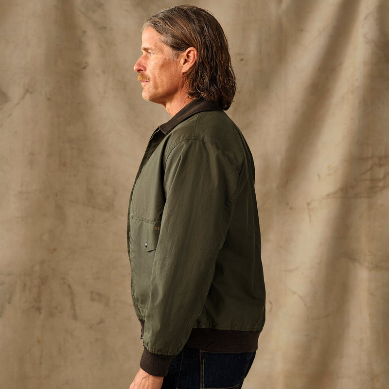 Cover cloth bomber jacket par Filson | Marsh olive (Green)