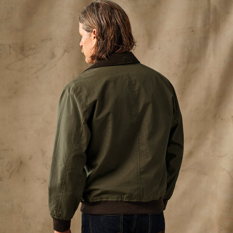 Cover cloth bomber jacket par Filson | Marsh olive (Green)