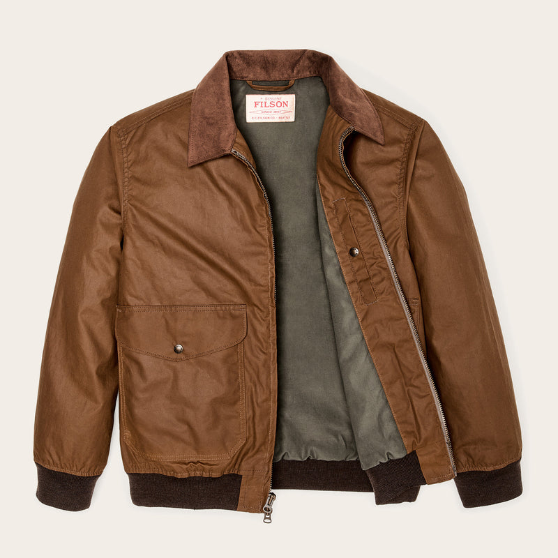 Cover cloth bomber jacket par Filson | Dark tan (Brown)