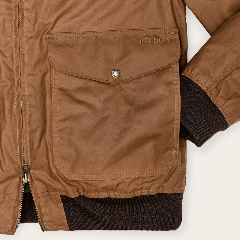 Cover cloth bomber jacket par Filson | Dark tan (Brown)