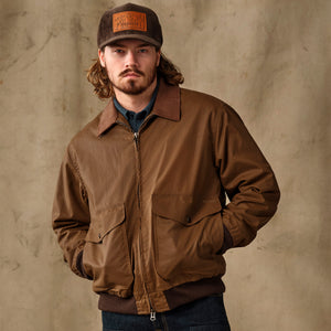 Cover cloth bomber jacket par Filson | Dark tan (Brown)