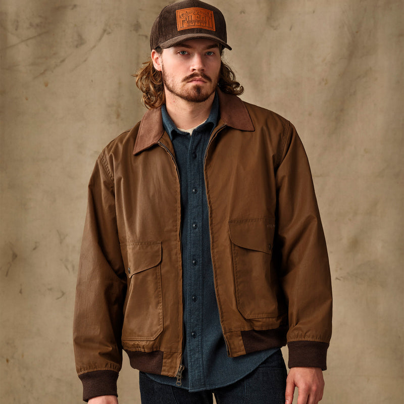 Cover cloth bomber jacket par Filson | Dark tan (Brown)