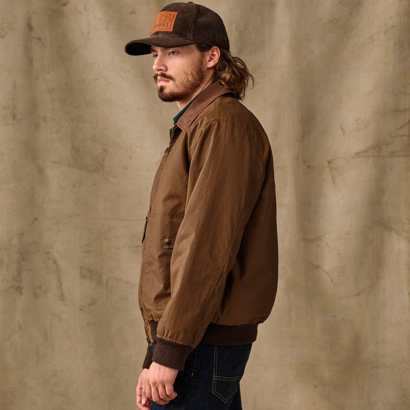 Cover cloth bomber jacket par Filson | Dark tan (Brown)