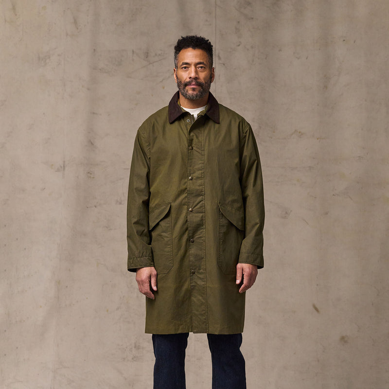 Cover cloth trench coat par Filson | Marsh olive (Green)