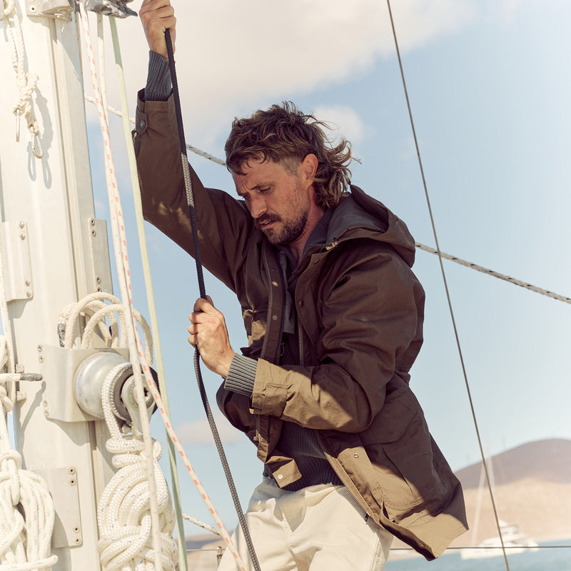 Dry wax omak coat by Filson | Dark beige (Beige)