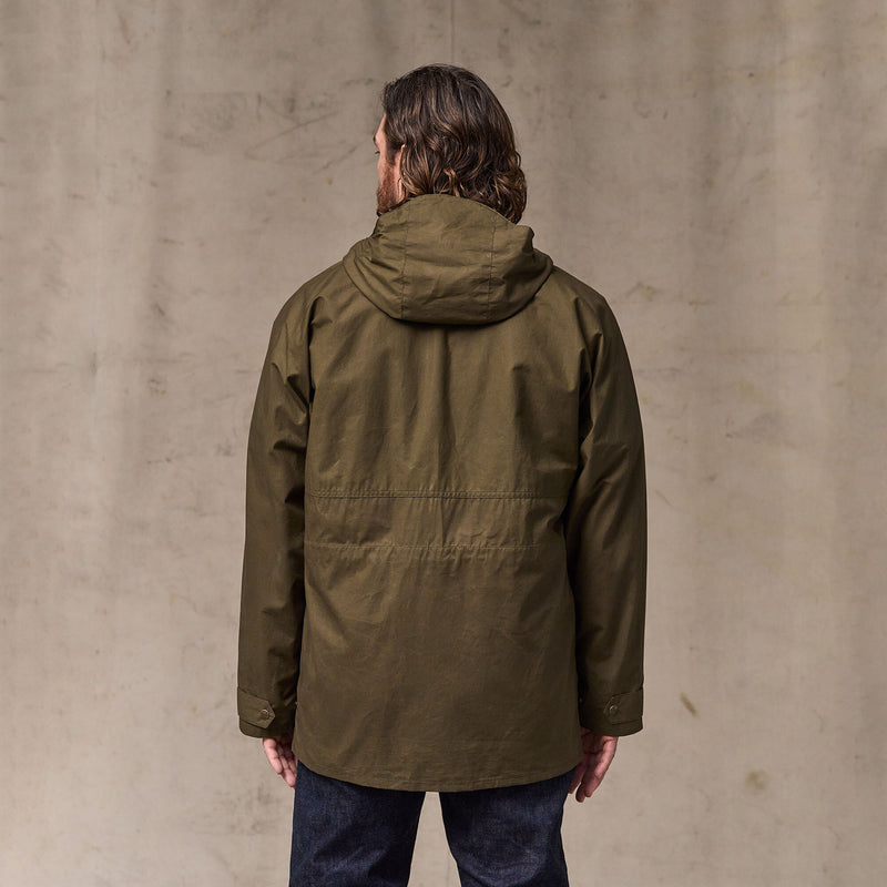 Dry wax omak coat by Filson | Burnt olive (Green)
