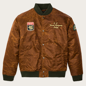 Embroidered montlake jacket by Filson | Whiskey (Brown)