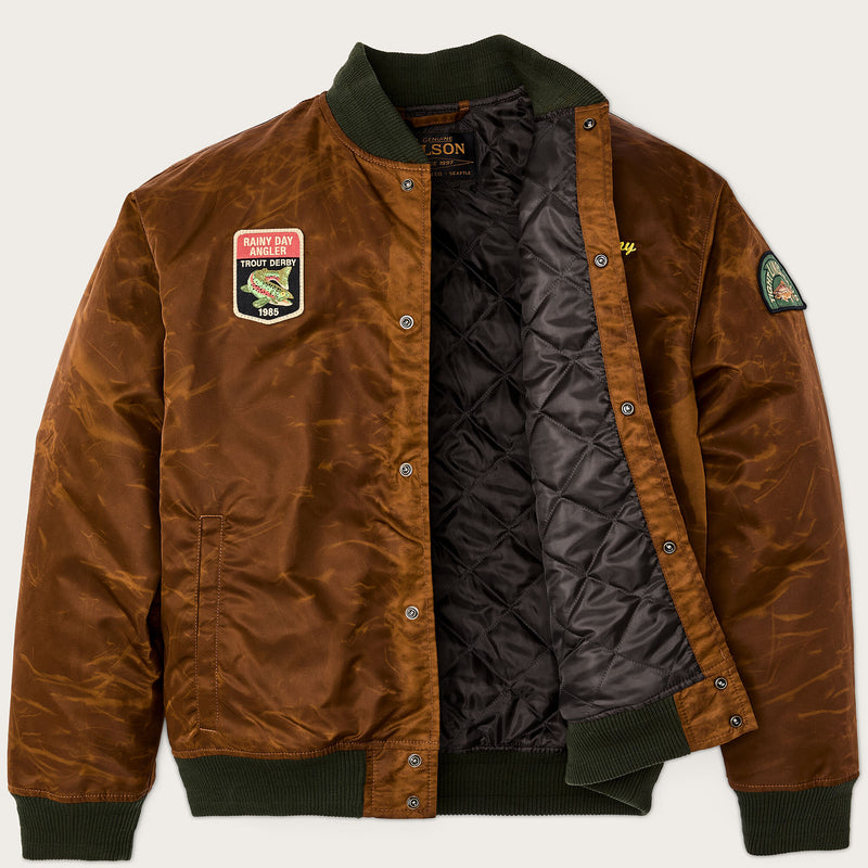 Embroidered montlake jacket by Filson | Whiskey (Brown)