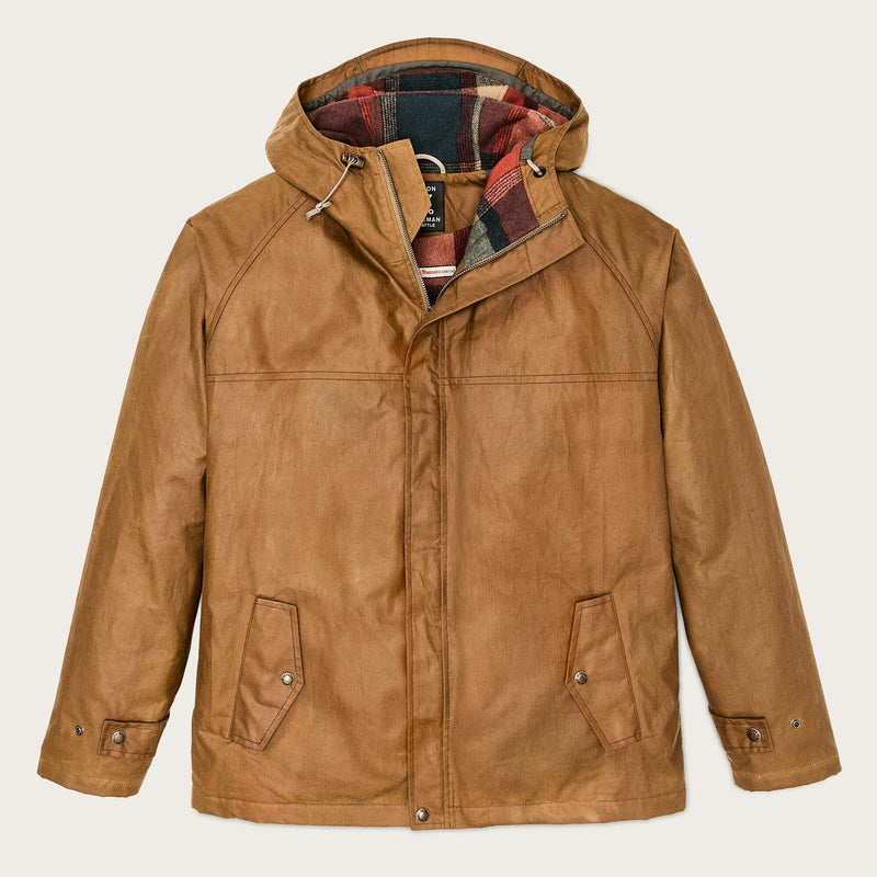 Filson x freeman wool lined raincoat by Filson | Dark tan / amber spr (Brown)