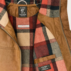 Filson x freeman wool lined raincoat by Filson | Dark tan / amber spr (Brown)
