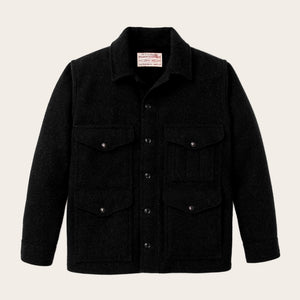 Mackinaw wool cruiser jacket par Filson | Charcoal (Black)