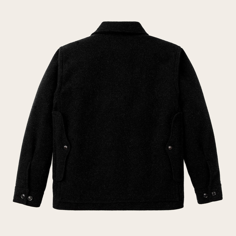 Mackinaw wool cruiser jacket par Filson | Charcoal (Black)