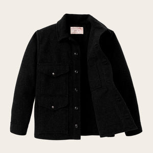 Mackinaw wool cruiser jacket par Filson | Charcoal (Black)