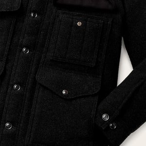 Mackinaw wool cruiser jacket par Filson | Charcoal (Black)