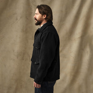 Mackinaw wool cruiser jacket par Filson | Charcoal (Black)
