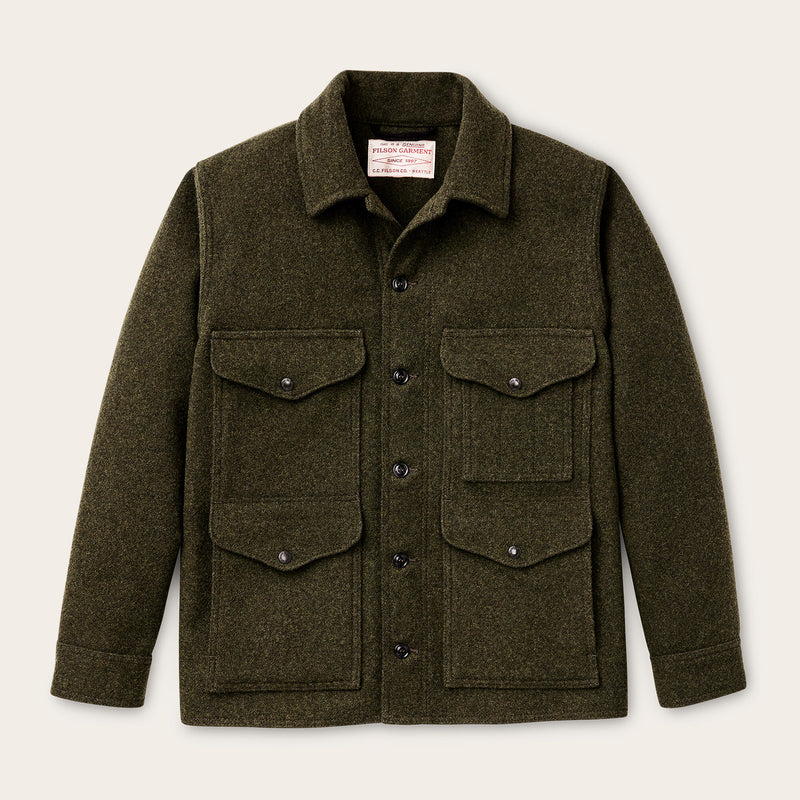 Mackinaw wool cruiser jacket par Filson | Forest green (Green)