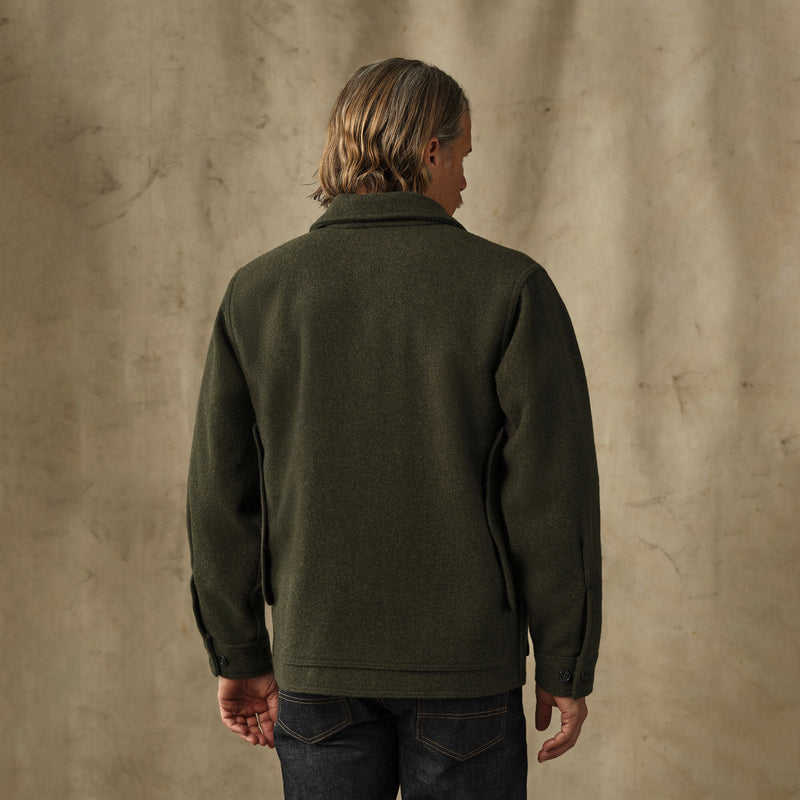 Mackinaw wool cruiser jacket par Filson | Forest green (Green)