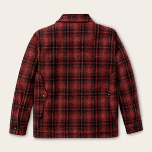 Mackinaw wool cruiser jacket par Filson | North country red plaid (Red)