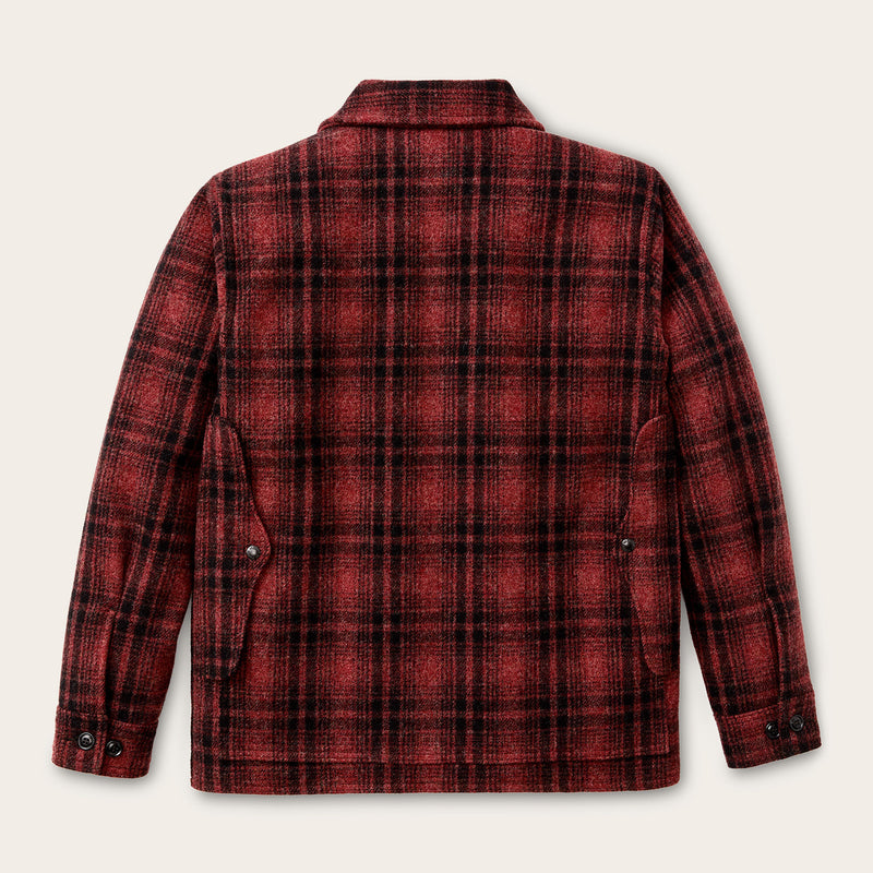 Mackinaw wool cruiser jacket par Filson | North country red plaid (Red)