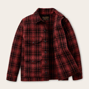 Mackinaw wool cruiser jacket par Filson | North country red plaid (Red)
