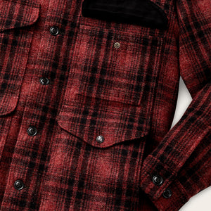 Mackinaw wool cruiser jacket par Filson | North country red plaid (Red)