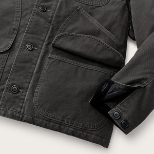 Insulated canvas outfitter jacket par Filson | Peat (Gray)