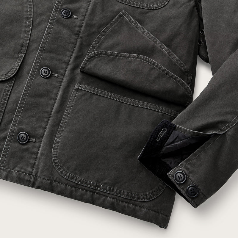 Insulated canvas outfitter jacket par Filson | Peat (Gray)