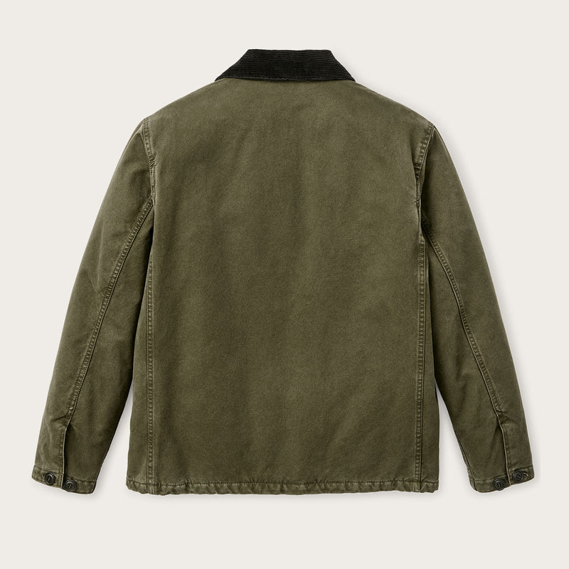 Insulated canvas outfitter jacket par Filson | Dark olive (Green)