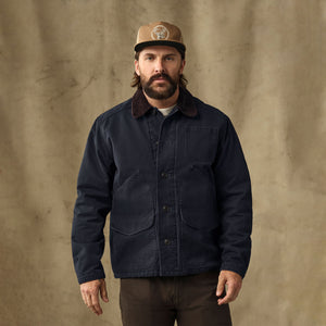 Insulated canvas outfitter jacket par Filson | Dark navy (Blue)