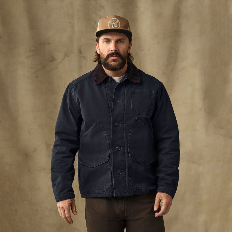 Insulated canvas outfitter jacket par Filson | Dark navy (Blue)
