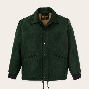Mackinaw wool coach jacket par Filson | Vintage pine (Green)