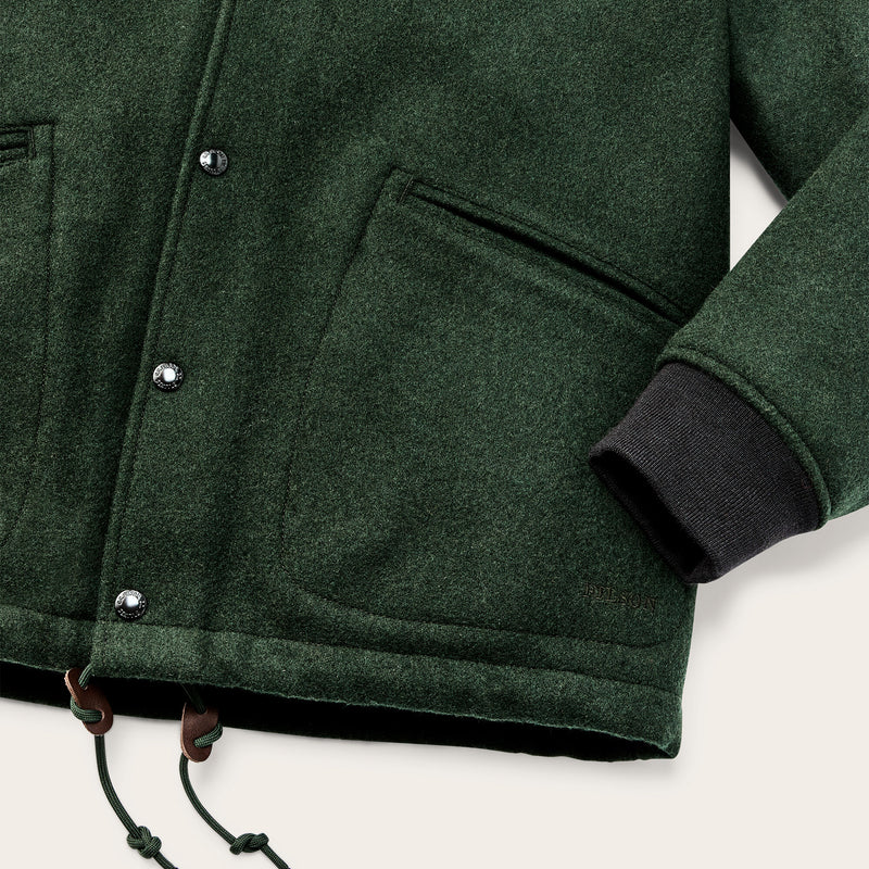 Mackinaw wool coach jacket par Filson | Vintage pine (Green)